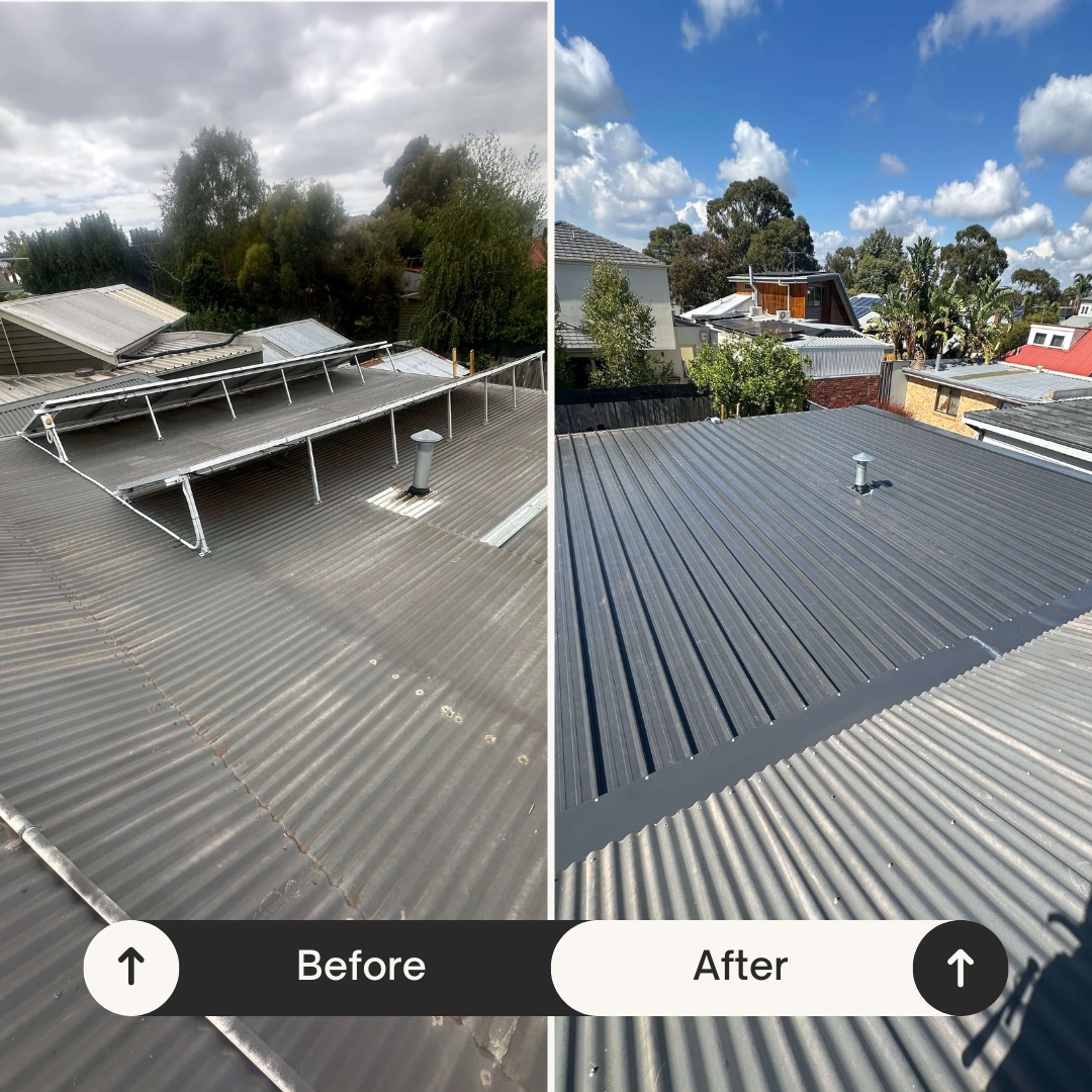 New metal roof Coburg